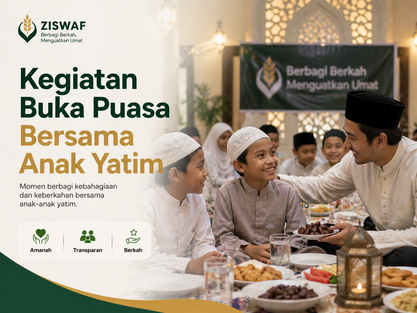 Kegiatan Buka Puasa Bersama Anak Yatim